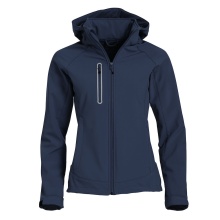 Clique Softshelljacke Milford 3-Lagen - Moderner Look, Innenfleece - navyblau Damen